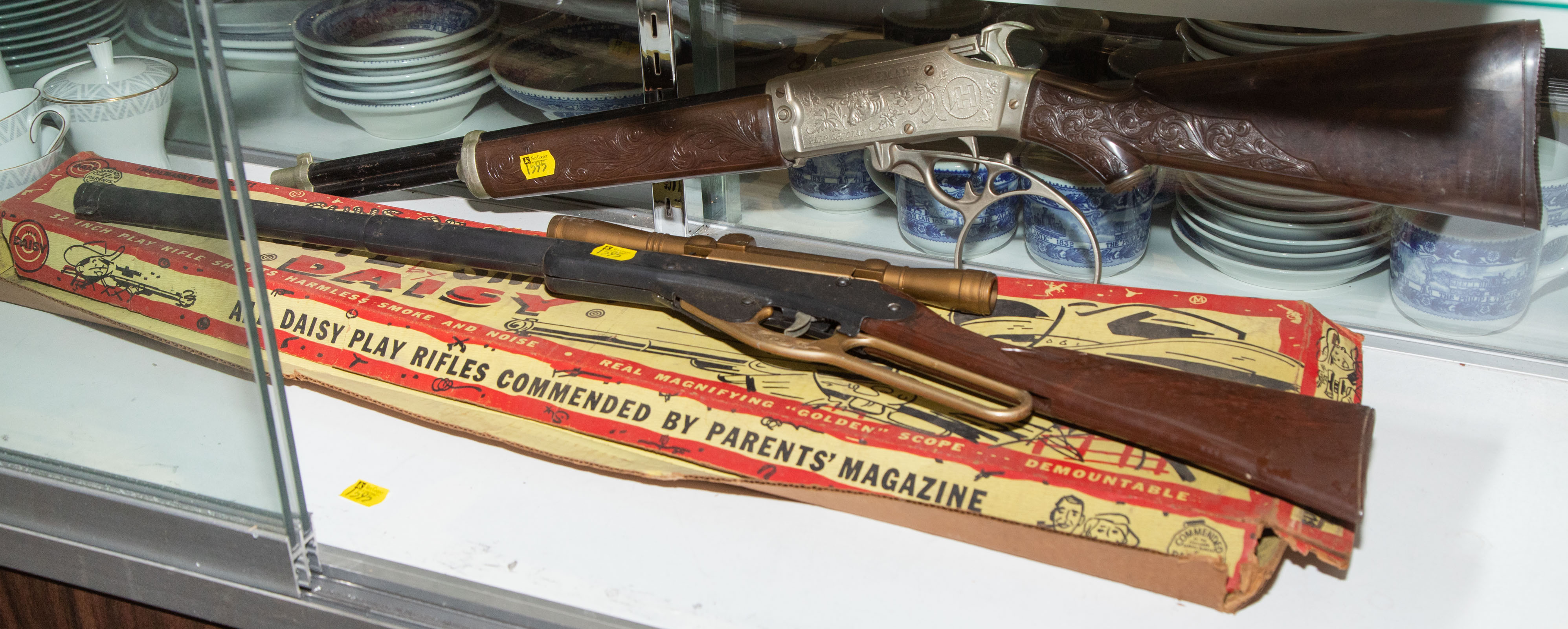 DAISY SUPERSCOPE SMOKE RIFLE & A
