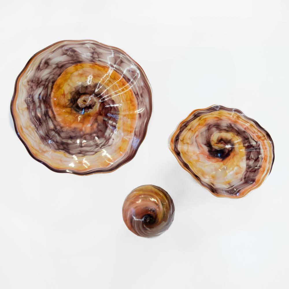 DALE CHIHULY, A GROUP OF BLOWN