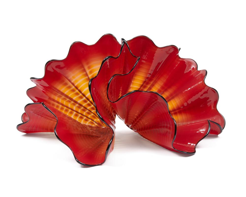 DALE CHIHULY, AMERICAN B. 1941, RED