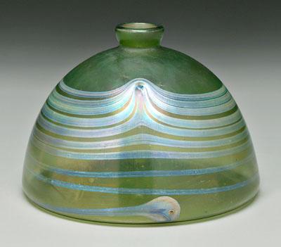 Dale Chihuly blown glass vase, dome