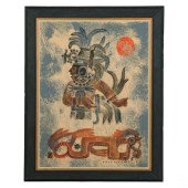 DALE NICHOLS 1904-1995 MAYAN A