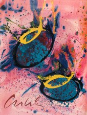 DALE PATRICK CHIHULY, TWO BASK