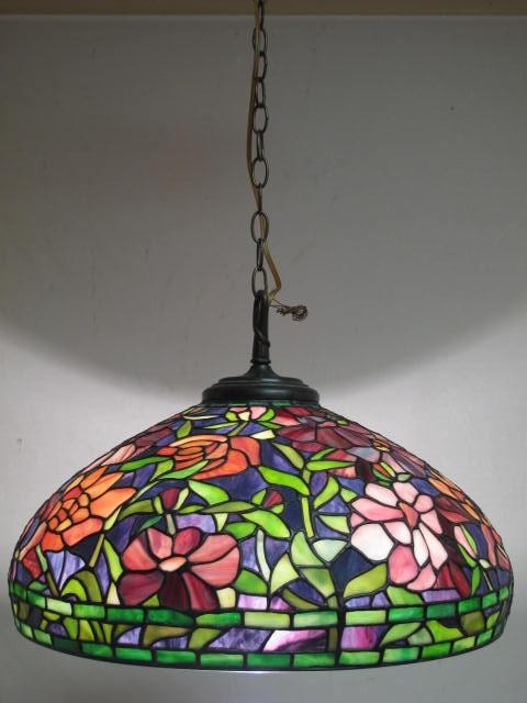 Dale Tiffany hanging chandelier.