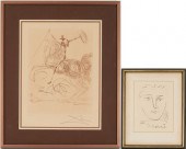 DALI SIGNED ETCHING, DON QUIXO