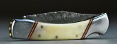 Damascus Blade Folding KnifeWi
