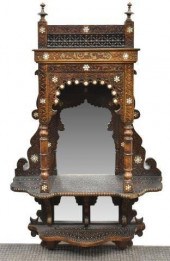 DAMASCUS CURIO SHELF W/ MOP &