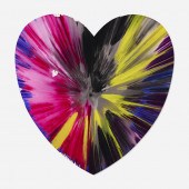Damien Hirst b.1965. Heart Spi
