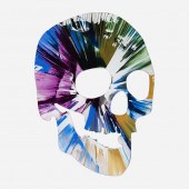 Damien Hirst b.1965. Skull Spi