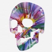 Damien Hirst b.1965. Skull Spi