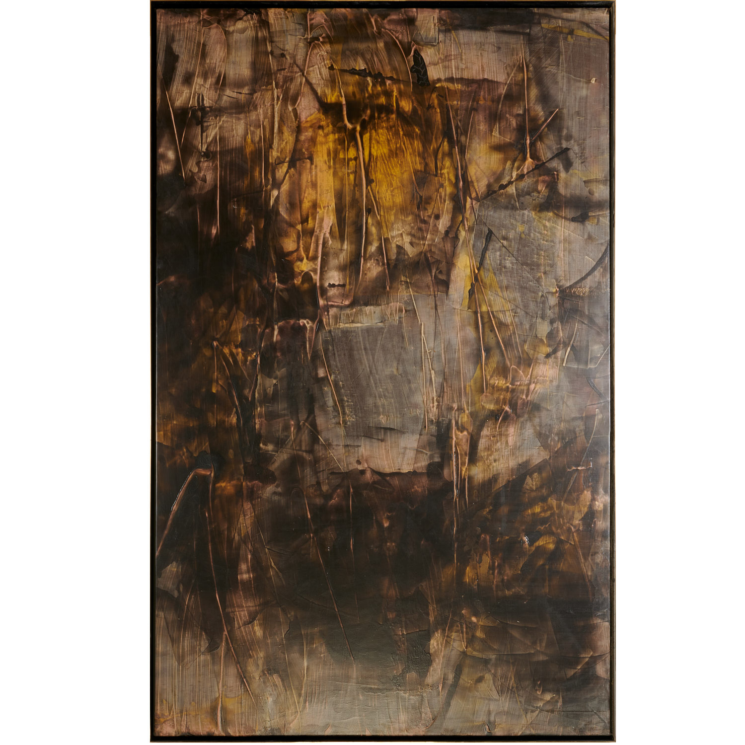 DAN CHRISTENSEN, LARGE ACRYLIC ON