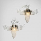 Dan Dailey. Bird Sconces, pair