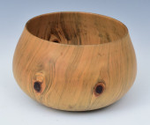 DAN DELUZ PINE TURNED BOWL<br>