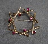 DAN FRERE MODERNIST 14-KARAT Y