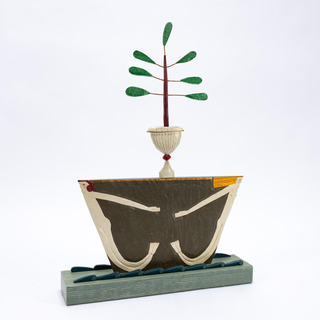 DAN HALE FOLK ART SHIP OF HOPES &