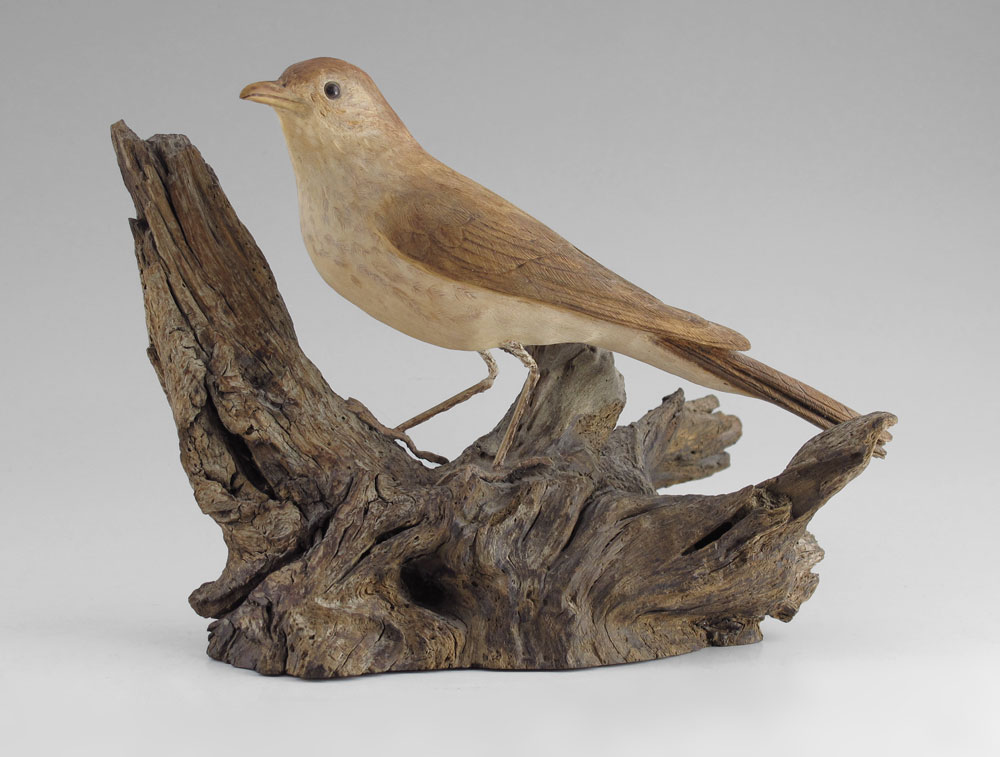 DAN JOHNSON CARVED BIRD: Most