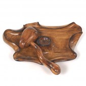 DAN KARNER CARVED WOOD NUTCRAC