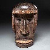 DAN KRAN PEOPLES, CARVED MASK,