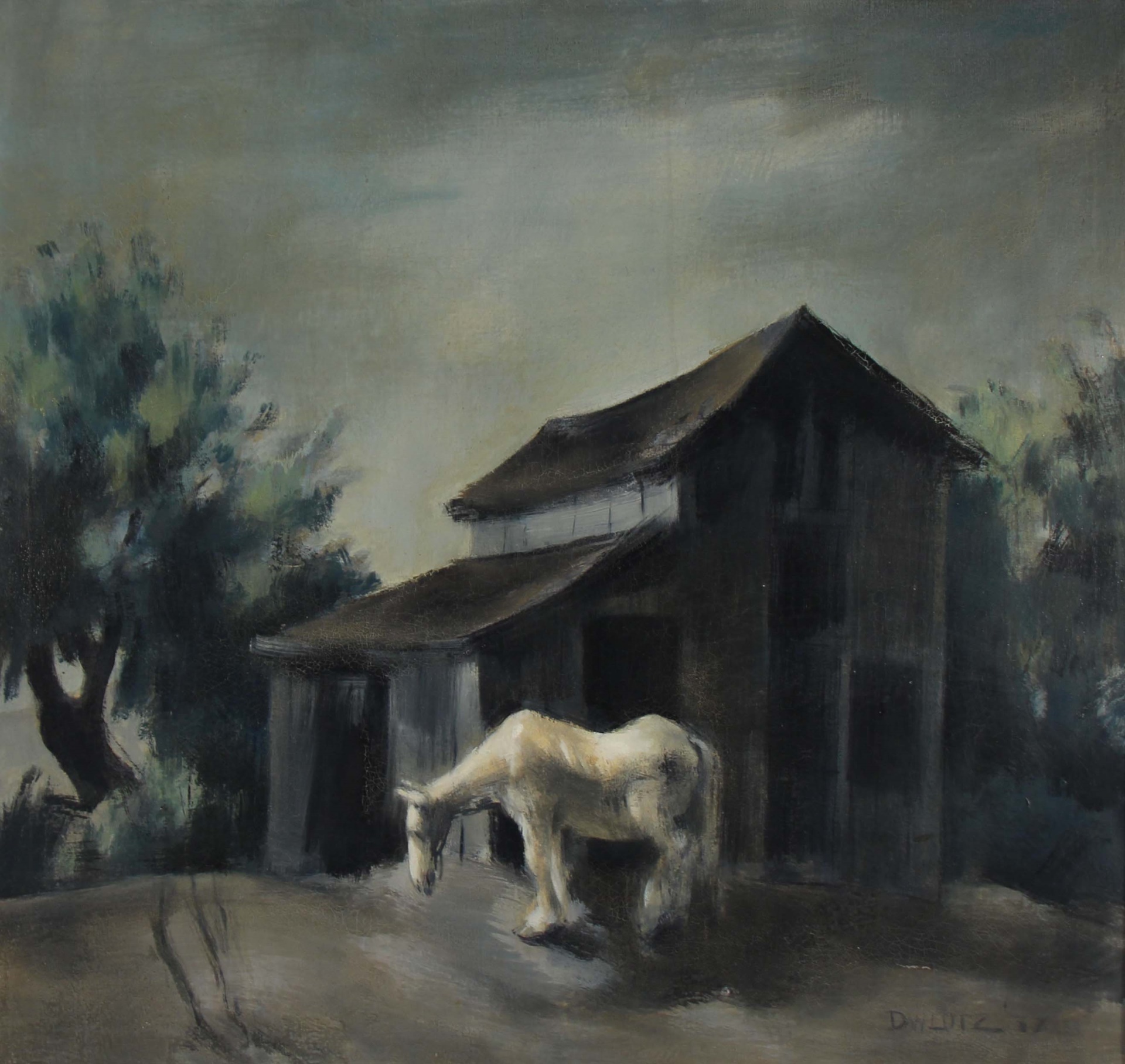 DAN LUTZ (AMERICAN, 1906-1978). Oil