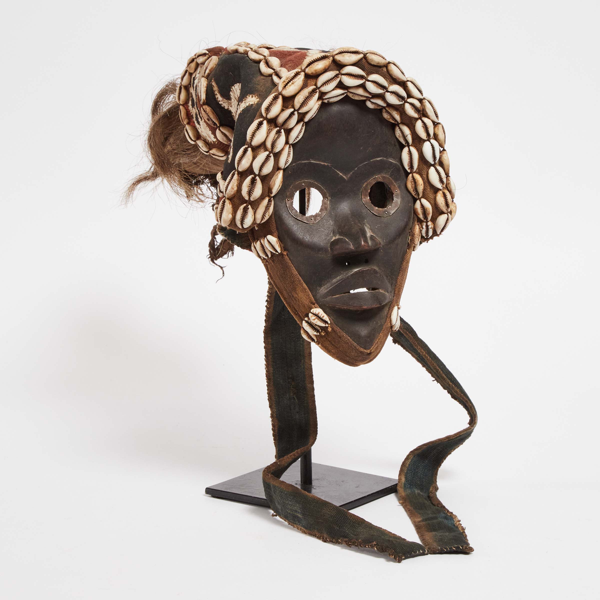 Dan Mask with Headdress, Ivory