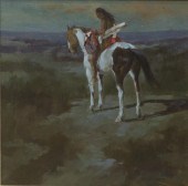 DAN MCCAW (B.1942) INDIAN ON H
