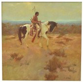DAN MCCAW (B.1942) NAVAJO HORS