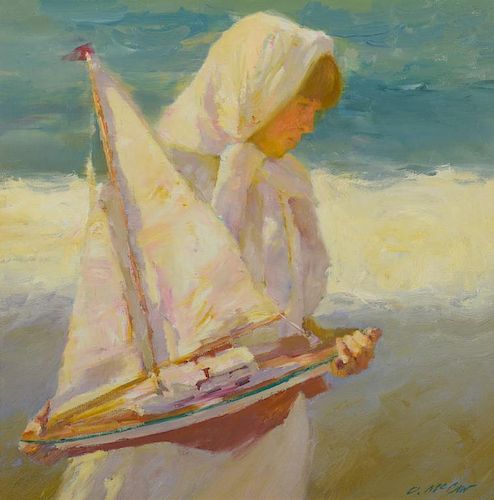 DAN MCCAW O/C, GIRL WITH