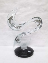 DAN MEDINA BRONZE AND LUCITE S