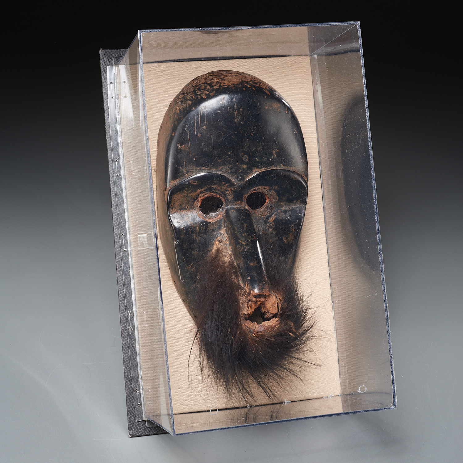 DAN PEOPLES, CARVED GAGON MASK,