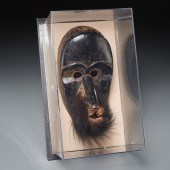 DAN PEOPLES, CARVED GAGON MASK