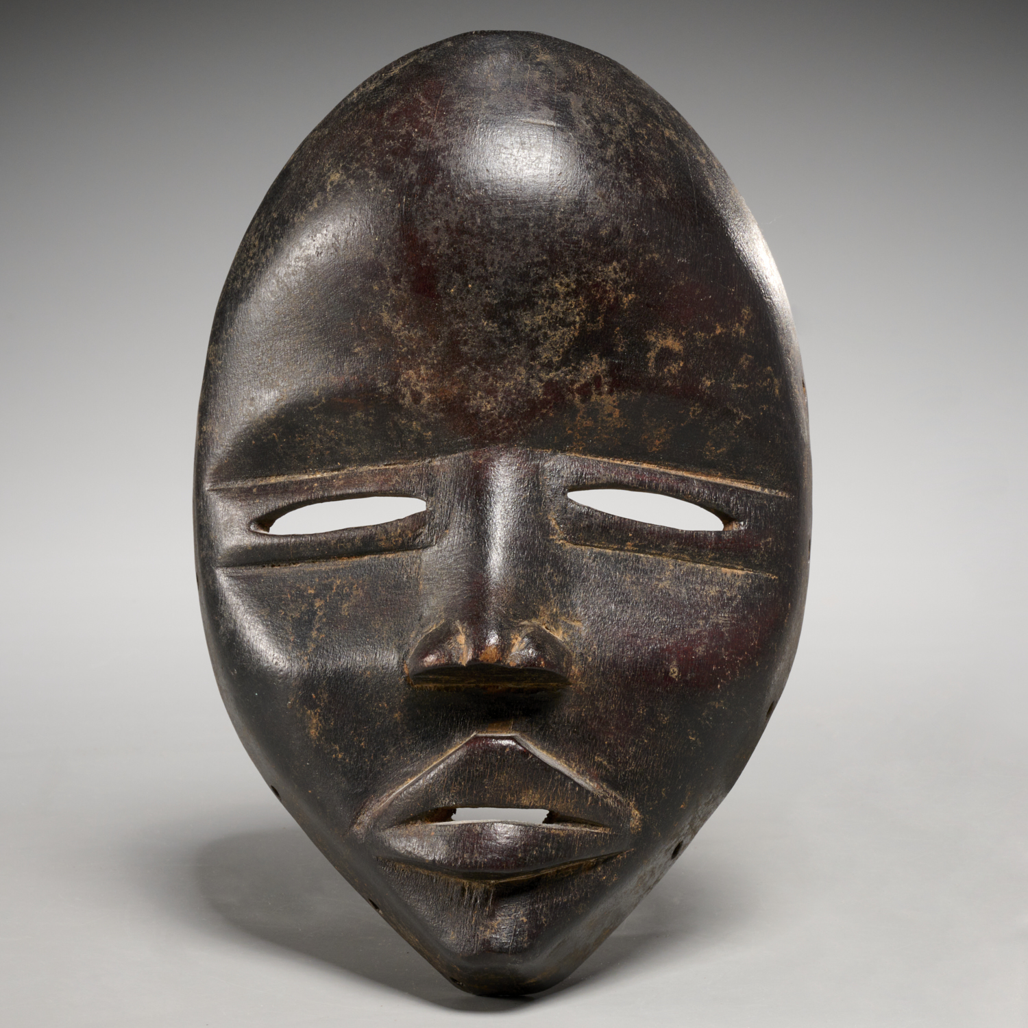 DAN PEOPLES, WOOD CARVED MASK