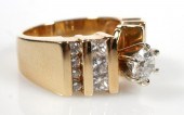 DANA AUGUSTINE 14K GOLD STEP D
