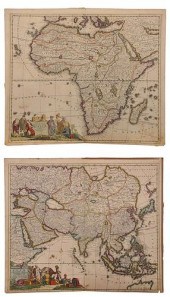 DANCKERTS FAMILY - TWO MAPS OF