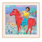 DANE CLARK, "GO RED GO" ACRYLI