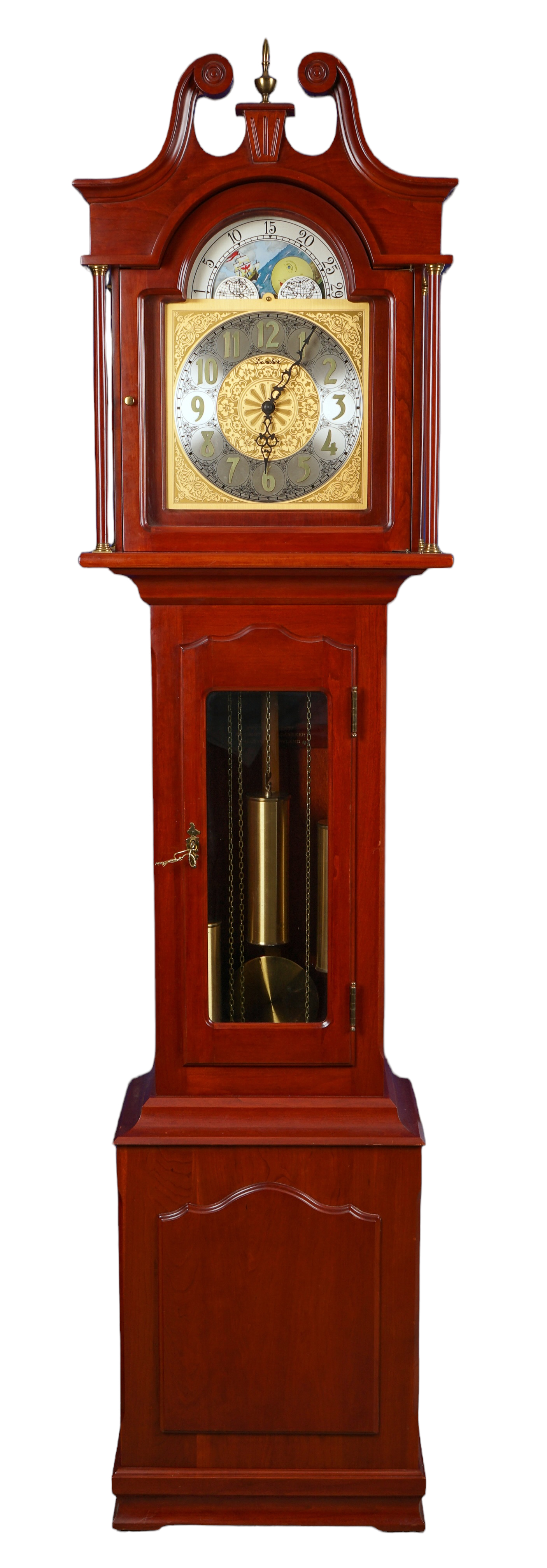 Daneker Cherry Tall Clock,