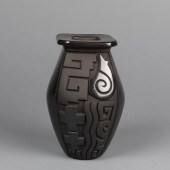 DANIEL BEGAY, SQUARE JAR WITH