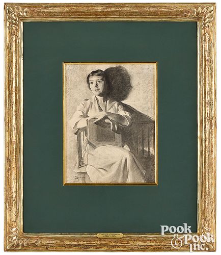DANIEL GARBER CHARCOAL PORTRAIT