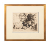 DANIEL GARBER SIGNED ETCHING C