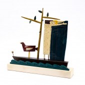 DANIEL HALE PAINTED & CARVED F