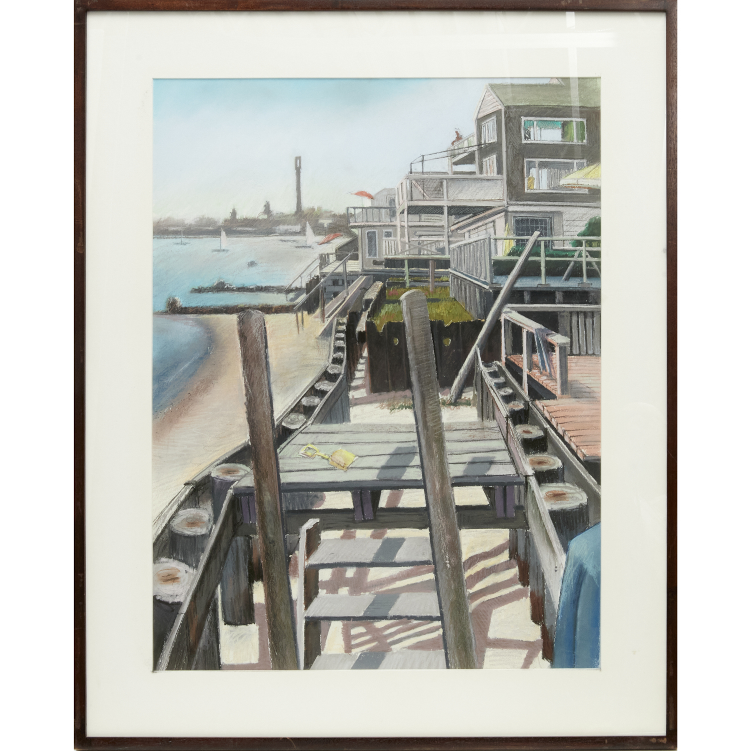 DANIEL HAUBEN, PASTEL ON PAPER,