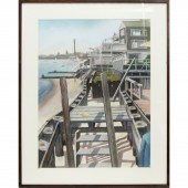 DANIEL HAUBEN, PASTEL ON PAPER