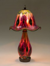 DANIEL LOTTON SIGNED ART GLASS
