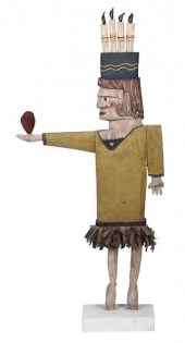 DANIEL M. HALE PAINTED WOOD FI