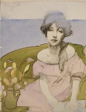 DANIEL MAFFIA WATERCOLOR GIRL