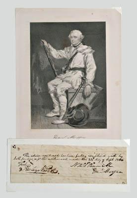 Daniel Morgan signed document,