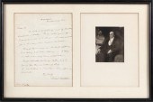 DANIEL WEBSTER AUTOGRAPHED LET