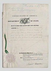 Daniel Webster signed affidavi
