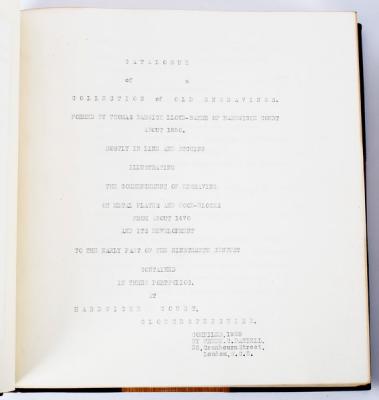Daniell (F C) catalogue of the