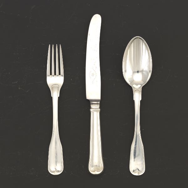 DANISH 826 SILVER DINNER SERVICE