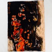 DANISH ABSTRACT RUGWith a 'Hoj
