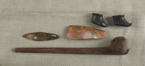 Danish axe and knife together